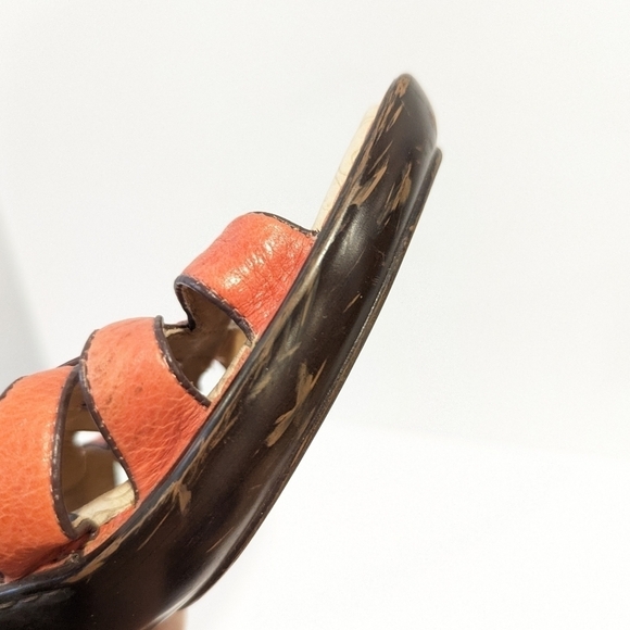 Sofft pink wedge platform leather sandals 8.5 - Picture 12 of 16